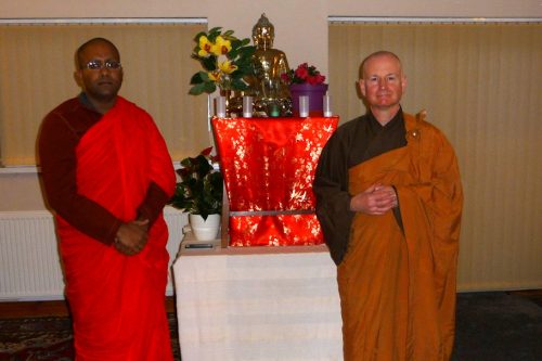 Ven Dhammananda and Rev Aiden