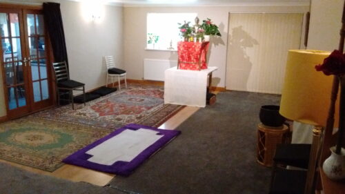 Meditation Hall with Altar