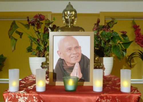 Memorial Altar for Thich Nhat Hanh