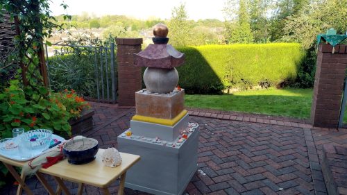 The Stupa after the ceremony