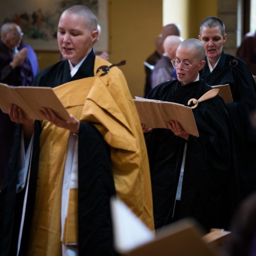 Monastic Gathering 2023 memorial ceremony