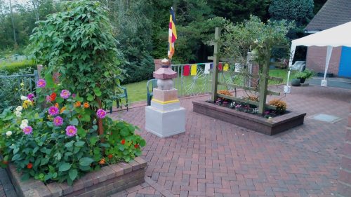 Stupa at Telford Buddhist Priory