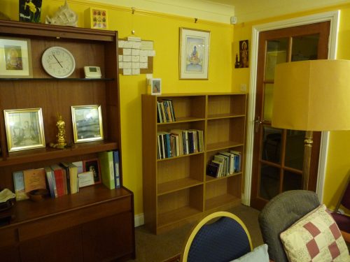 Bookcases in the Common Room