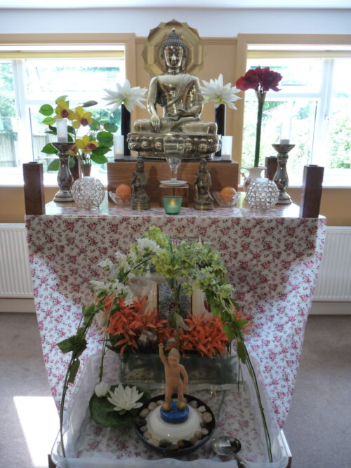 Click to enlarge Wesak altar 2024