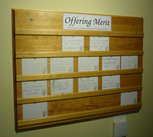 The new Offering Merit board
