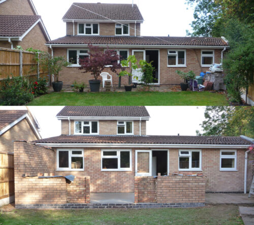 Click to enlarge The completed conservatory base