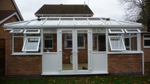 Click to enlarge front view of the conservatory