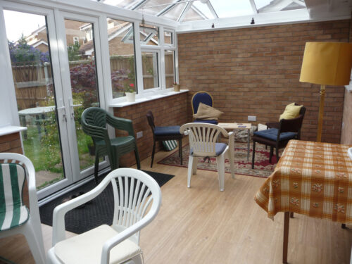 The new conservatory
