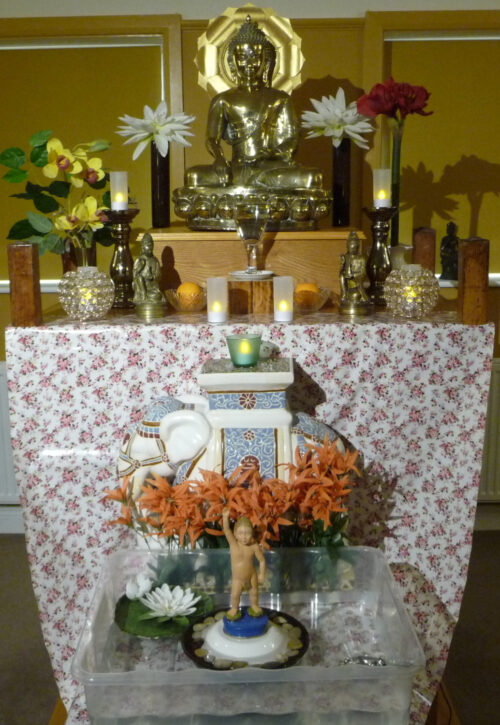 The Wesak altar